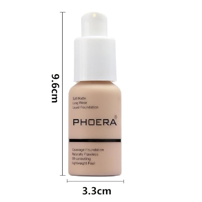 2 Pack Yaper Foundation 102# Nude and 103# Warm Peach