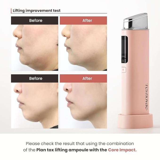 Resnovae Plan Tox Lifting Ampoule β Firming & Revitalizing Serum with Botanical Extracts, Lightweight Gel-to-Liquid Texture, 30ml