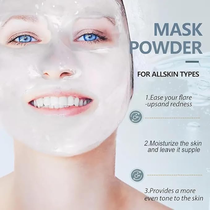 Jelly Mask for Facials Professional, Hydrating & Moisturizing Peel-Off Natural Gel Face Mask SkinCare, Professional Spa Use Jelly Face Masks, Deep Hydration (Lavender+Rose)