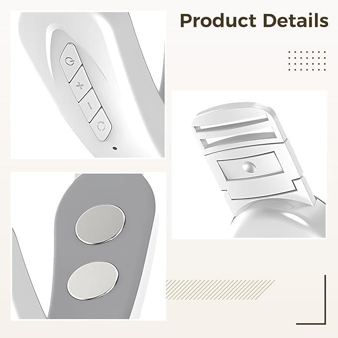 Face Slimming Device, EMS Microcurrent Massager, Chin Reduction, Adjustable Tightening, USB Rechargeable Skin Firming Facial Tool
