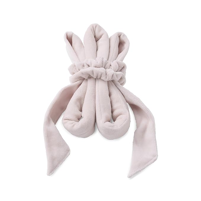 The Hair Edit Heatless Soft Ribbon Curl Set Heatless Curling Rod with 2 Velour Scrunchies for Overnight Curls, No Heat Hair Curler for Women, Damage Free Styling Tool For Long and Medium Hair 69"Long
