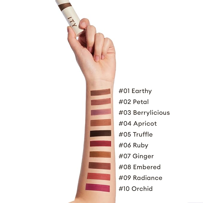 ITY Velvet Matte Finish Lip Stain-Mousse Textured Lip Clay, Red Shade, Conceals Lip Lines, Rich Pigment Lip Tint Lipsticks,4g (0.14 oz) in Radiance.