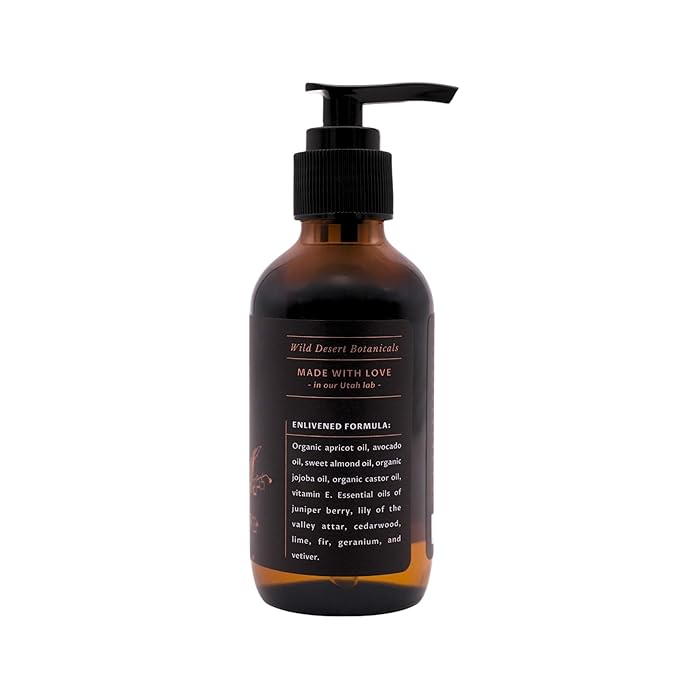 Holy Wild Deep Forest Body Oil - Nutrient Rich Hydration, Moisturize Dry Skin, Naturally Nourish, Quick Absorbing, Non-Greasy Formula - Skincare for Women and Men (4 oz)