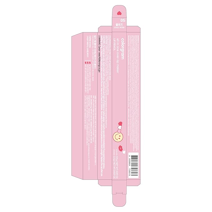 COLORGRAM All In One Over-Lip Maker 05 Cool Rose | Versatile Lip Liner & Contour, Matte finish, Perfect for Daily wear, Bigger and Fuller Lips, Plumping effect, Smooth, creamy texture
