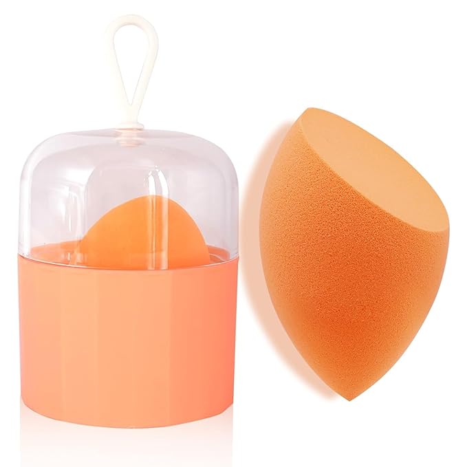 Toiletry Sponges Set Blender, Beauty Sponge with Holder Makeup Blender Flawless for Foundation, Liquid,Facial Makeup Tools Beauty Gift Set