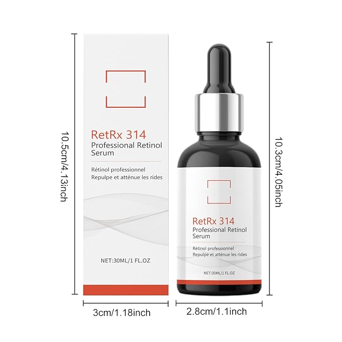 Retinol Serum 50ml, Anti-Aging with Hyaluronic Acid, Collagen, VC, VE, Boosts Elasticity, Diminishes Wrinkles & Fine Lines, Deep Hydration, Brightening Serum for All Skin Types, Gentle Formula