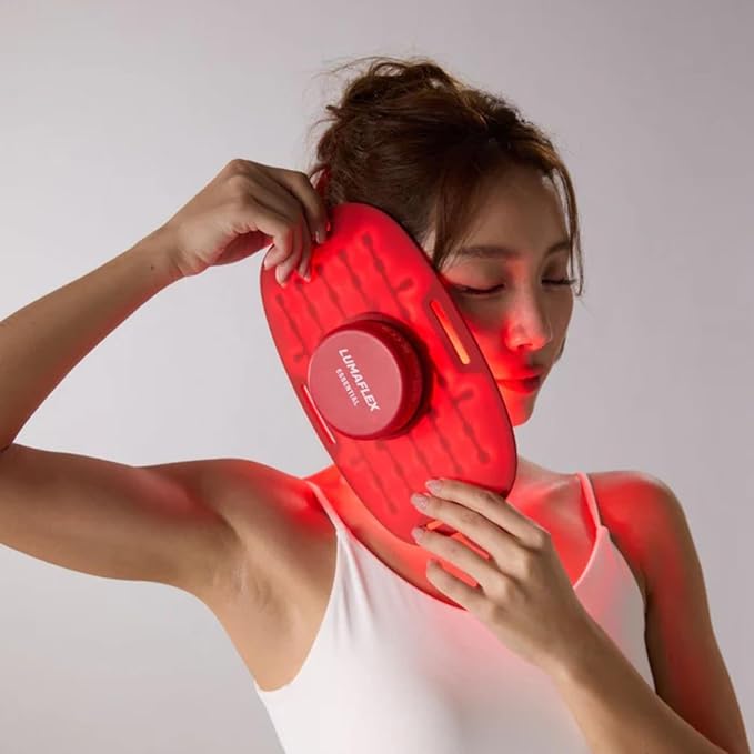 Essential Red Light Therapy Wearable, Flexible & Body Contouring with Straps, Dual Core Chips with Clinical Grade LED Red Light (650nm) and Near-Infrared (850nm) High Power Panel