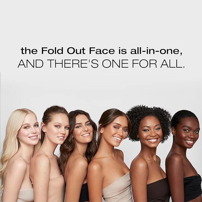 Woosh Beauty, Fold out Face Original Makeup Palette, Travel, All in One, Neutral Cream & Powder (#3 Medium)