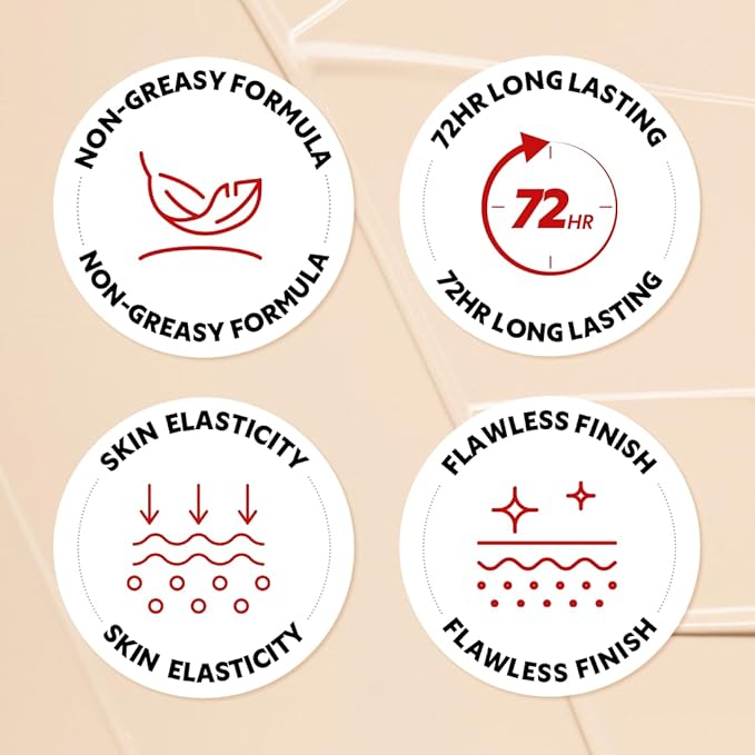 TIRTIR Mask Fit Red Cushion Foundation | Full coverage, Weightless, Skin fit, Satin Glow Finish, Korean Makeup BB Foundation, beauty, Tattoo cover up, Buildable (#35N Walnut, 0.63 Fl Oz)