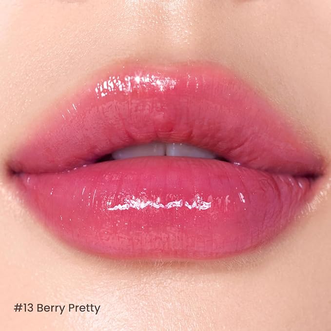 Peripera Ink Mood Glowy Tint | Lip-Plumping, Naturally Moisturizing, Lightweight, Glow-Boosting, Long-Lasting, Comfortable, Non-Sticky, No White Film (013 BERRY PRETTY)