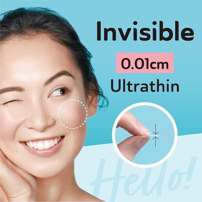 DERMA ANGEL Ultra Invisible Salicylic Acid Acne Patches and Post Acne Dark Spot Patches Bundle - Day and Night Use - UPGRADED