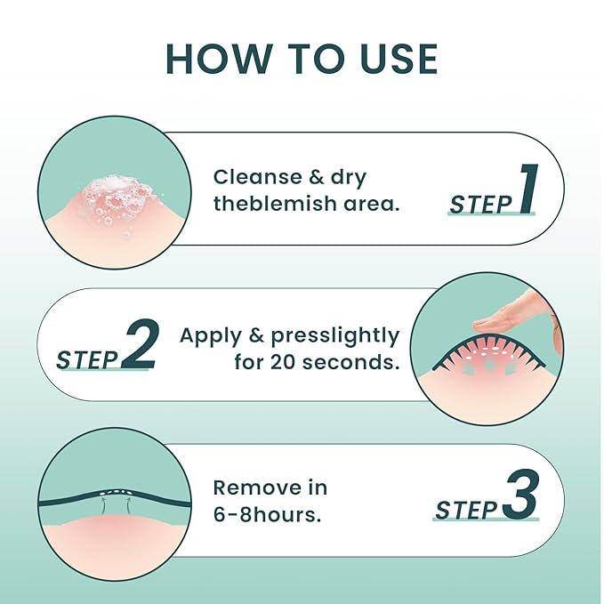 YOEYOU Micro-Dart Pimple Patch – Hydrocolloid Acne Patches with Micro-Dart Technology for Hydrolyzed Hyaluronic Acid, Salicylic Acid, Madecassoside & Tea Tree (18 Pack)