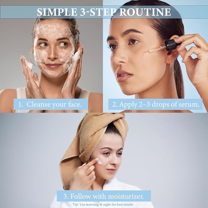 Hyaluronic Acid Serum with Vitamin C & E โ Deep Hydration, Brightening & Anti-Aging | Plumps, Smooths Fine Lines & Wrinkles | Lightweight, Non-Greasy, Fragrance-Free
