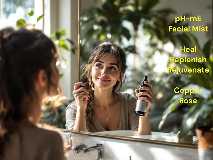 Hydrating Face Mist, Copper Rose, Pure and Organic Ingredients Helps your Skin Reduce the appearance of Fine Lines and Blemishes.