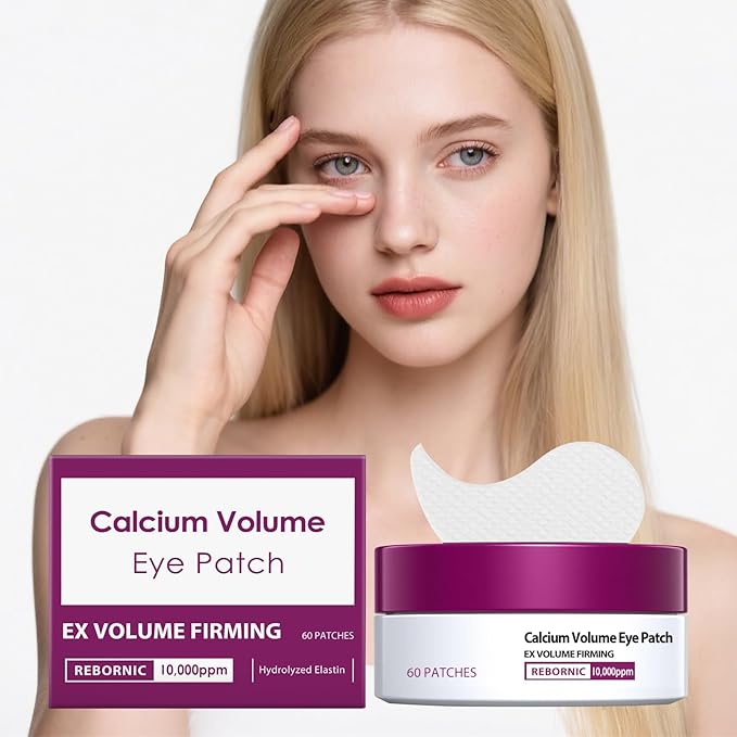Under Eye Patches for Puffiness and Dark Circles, Hydrogel Eye Mask 60 Pairs to Reduce Fine Lines & Wrinkles, Hydrating Firming Treatment with Glycerin, Daily Eye Care for Men & Women