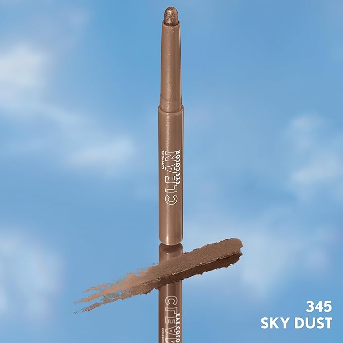 CoverGirl Clean Eye Color, Sky Dust, Eyeshadow Sticks, Ultra Creamy Formula, Lightweight, Buildable Formula, Lasts All Day, Smudge-Proof, 0.05oz
