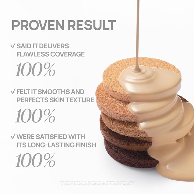 BANILA CO Covericious Ultimate Cover Cushion | Up to 100HR Long-Wear Foundation | 20 Shades for All Skin Tones | Matte & Lightweight Finish | Korean Cushion Foundation (14g / 0.49 oz), 45C ESPRESSO