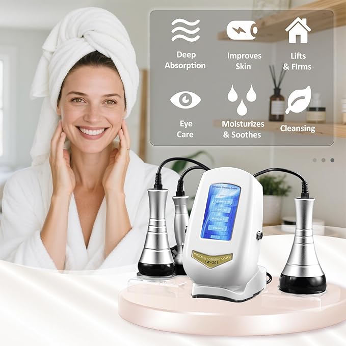 Facial Skin Care Device & Body Massager, for Home Use