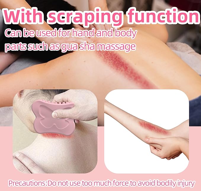 Lymphatic Contour Face Brush【Anti-Puffiness】【Lift】【Massage】 Silicone Lymphatic Face Brush, Gua Sha Brush,Purple