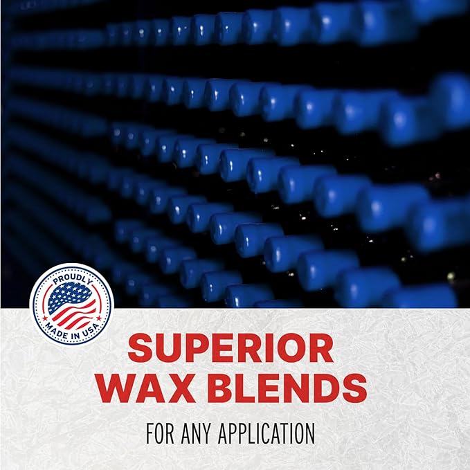 Blended Waxes, Inc. Bottle Sealing Wax Beads, Premium Pastille Wax Seal Beads For Wine, Beer, and Liquor Bottle Closure, Seals Between 25-30 Bottles, 1 lb, Bright Blue