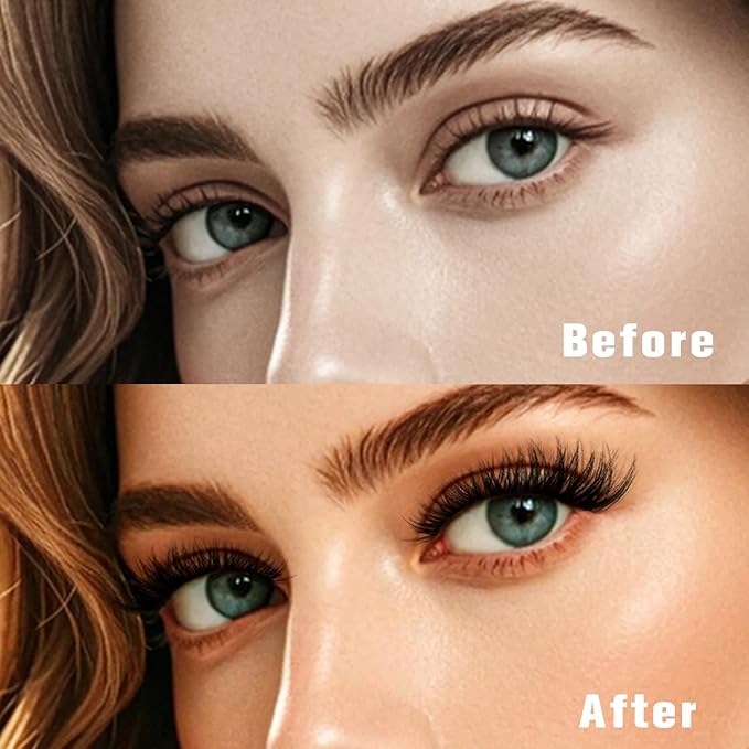 Lash Clusters, 168 Soft Fluffy Individual Lashes – Reusable DIY Volume Eyelash Extensions, Lightweight, Handmade for Natural to Glam Look (10–18mm Mix)
