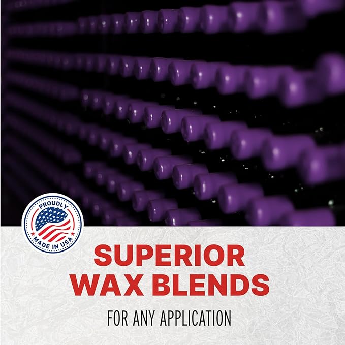 Blended Waxes, Inc. Bottle Sealing Wax, Pastille Wax Seal Beads For Wine, Beer, and Liquor Bottle Sealing, Seals Between 25-30 Bottles, 1 lb, Purple