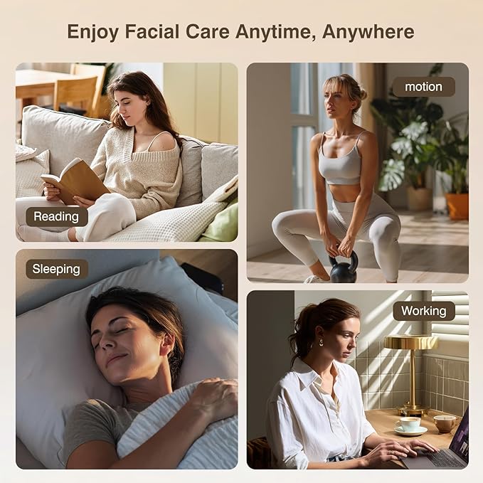 Red Light Therapy for Face 4 Modes, Breathable Red Light Therapy Mask with 4 Color Light Modes, 850NM Infrared LED Face Mask Light Therapy with Timer, Portable Led Mask for Home & Travel