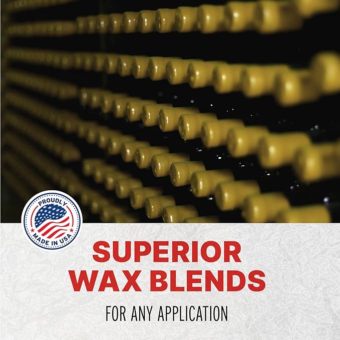 Blended Waxes, Inc. Bottle Sealing Wax Beads, Premium Pastille Wax Seal Beads For Wine, Beer, and Liquor Bottle Closure, Seals Between 25-30 Bottles, 1 lb, Gold