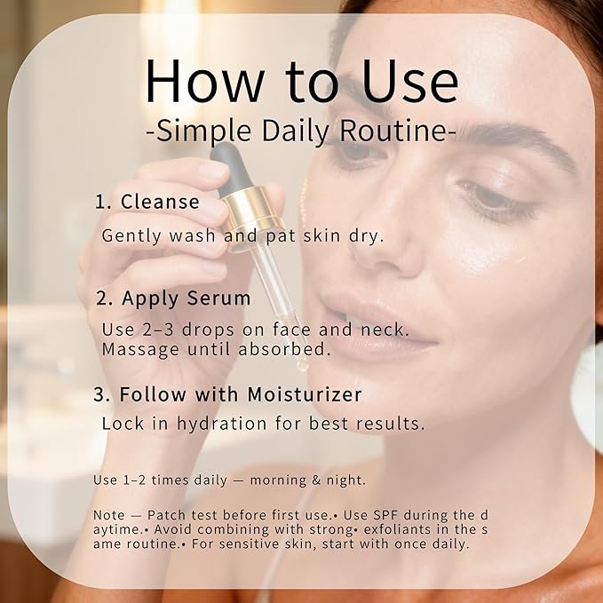 Tranexamic acid serum 5% TXA & Niacinamide Facial Serum - Helps Brightens Skin, Evens Tone & Boosts Radiance, Lightweight Daily Serum, All Skin Types, 1 Fl Oz