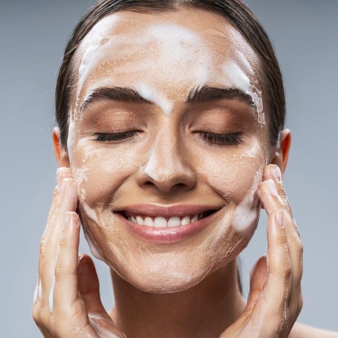 Volcano Face Foam Cleanser 150ml โ Foaming Face Cleanser for Deep Cleansing & Hydrating with Olive Oil & Botanical Extracts โ Face Wash Foam Removes Makeup, Dirt & Excess Oil