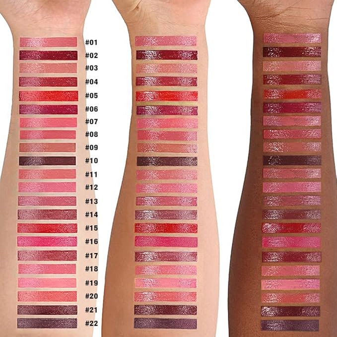 Kaely Longwear No-Budge Lipstick for Women, Highly Pigmented Liquid Lip Color Makeup, Non-Transfer Lip Gloss Stain Waterproof Smudge Proof 24 Hour, Instant Shine, Vegan & Cruelty-Free, 15 WICKED