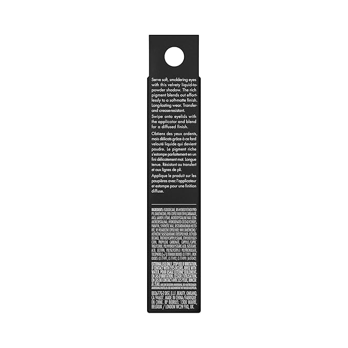 e.l.f. Liquid Velvet Eyeshadow, Crease-Resistant Liquid-to-Powder Eyeshadow For A Rich, Soft-Matte Finish, Vegan & Cruelty-Free, Extra Toasted