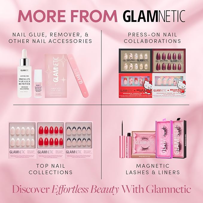 Glamnetic Press On Nails - Pastel Yellow | Short Oval Yellow Fake Nails with Glossy Finish, Salon Quality| 15 Sizes - 30 Nail Kit with Glue