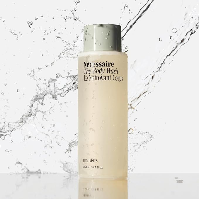 Nécessaire The Body Wash Eucalyptus — Multi-Oil Shower Gel Body Wash for Women + Men. Non-Comedogenic + Hypoallergenic for Sensitive Skin with Niacinamide. 8.4 fl oz.
