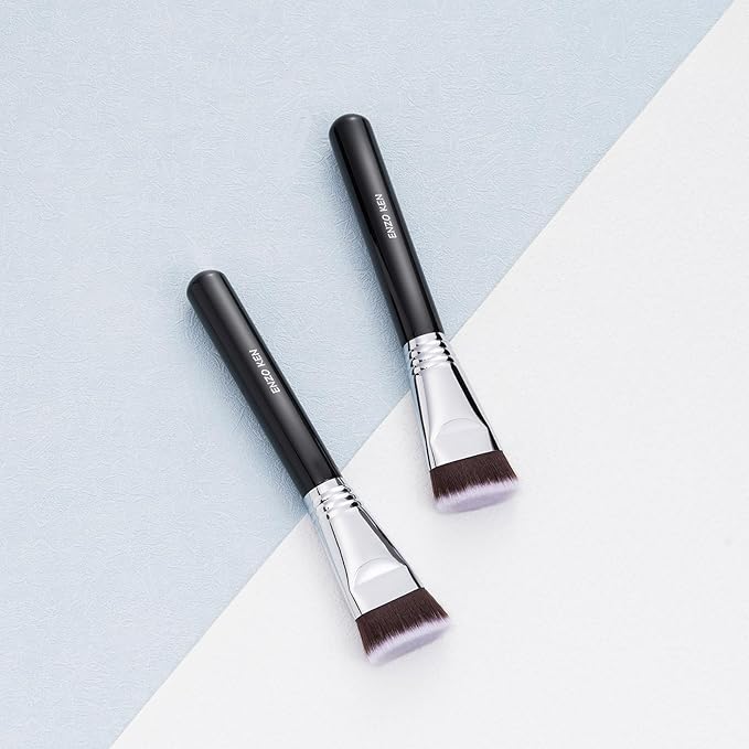 Flat Top Foundation Brush for Liquid Makeup, Liquid Foundation Brush, Flat Makeup Brush for Liquid Foundation, Make up Brush for Foundation, Makeup Brushes Foundation. (900F)