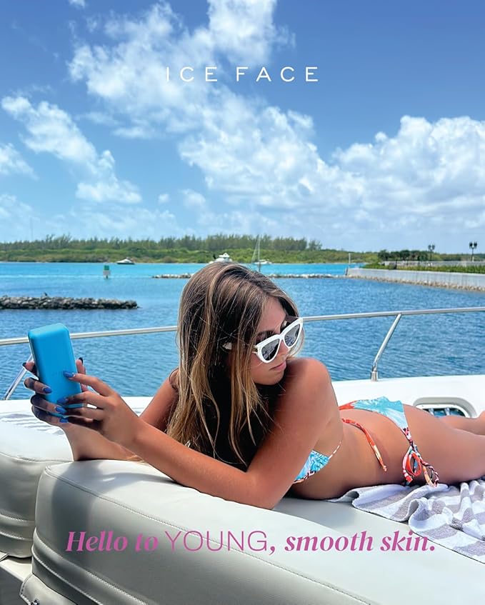 Ice Face Roller - CAAM – Safe Cryotherapy for Face & Neck, Instant Tightening Effect, Patented Product