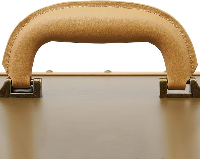 Rolling Lockable Makeup Train Case, Beauty Salon Luggage Hairdressing Trolley Stylist Beauty Salon Cosmetic Luggage Travel Organizer Tool Box for Professional Hairdressers(Golden)