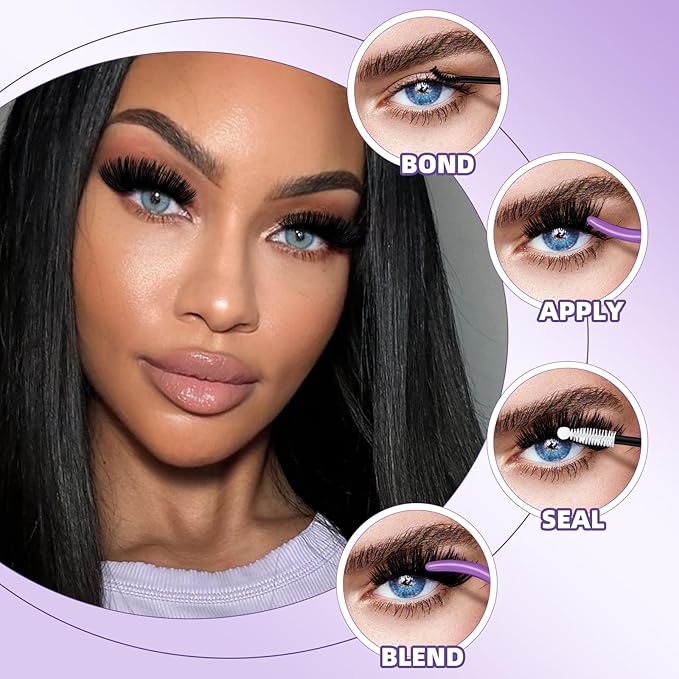 B&Q Fluffy 200DLash Clusters Thick Volume Eyelash Clusters 10-18mm, D Curl Cluster Eyelash Extensions, Supersoft Individual Lashes Wispy Cluster Lashes Dramatic Full Look Eyelash(200D)