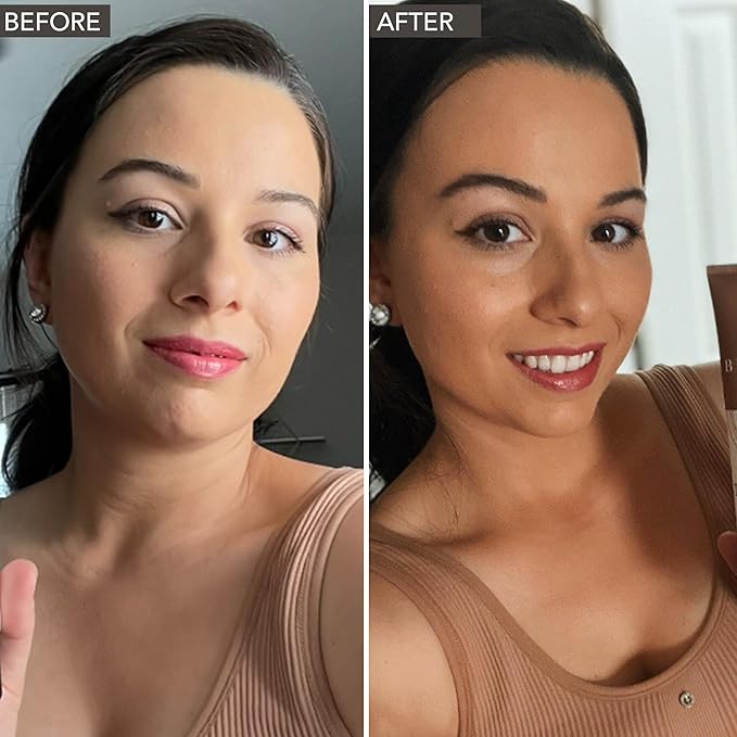 Face Tanner - USA Made with Natural & Organic Ingredients, Gradual Facial Self Tanner Lotion for Natural-Looking Fake Tan & Streak-Free Natural Glow