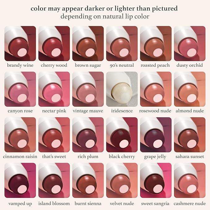 Julep It's Balm Tint of Color Lip Balm Duo - Dusty Orchid Summer + Brown Sugar | Hydrating Lip Color with Vitamin E Core | Natural Gloss Finish | Vegan & Cruelty-Free