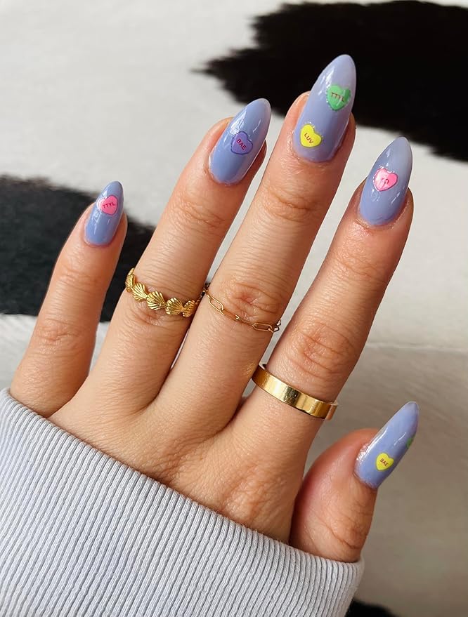 Deco Beauty Be Mine - Super Thin & Easy-to-Apply Nail Art with The Cutest Designs - Durable & Long-Lasting Nail Art Stickers and Decals for Women, for DIY at-Home Manicures & Salon-Quality Nails