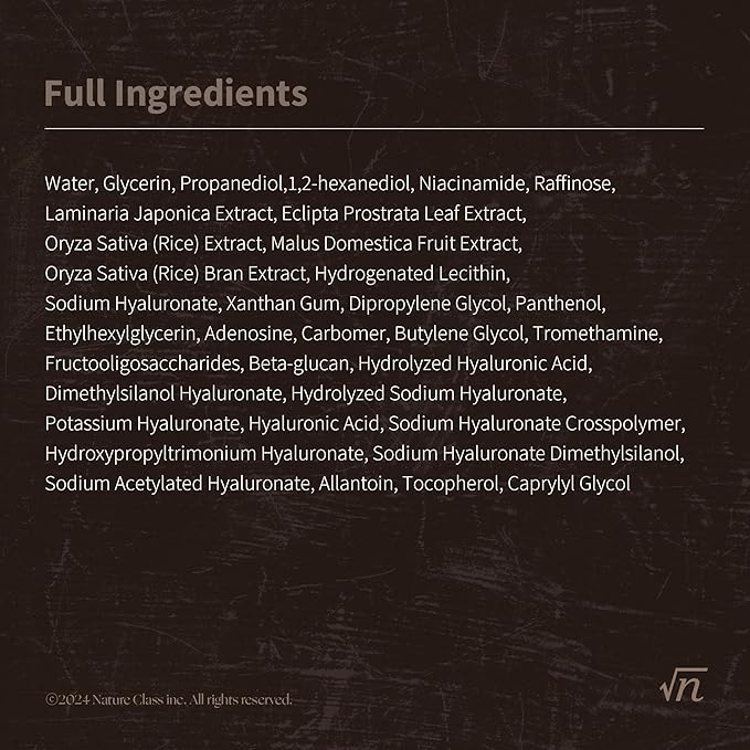 R33 Hydrating Serum for Face with 10-Type Hyaluronic Acid, Niacinamide, Vitamin B5, Rice Extract, Barrier Support, Fragrance Free, Korean Skin Care, 1.69 fl oz