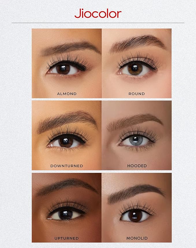 Natural False Eyelashes Clear Band Lashes Natural Look Jiocolor Wispy Faux Mink Lashes Demi-wispies Fake Lahes 12MM 7 Pairs Wispy Dream(7mm-12mm)