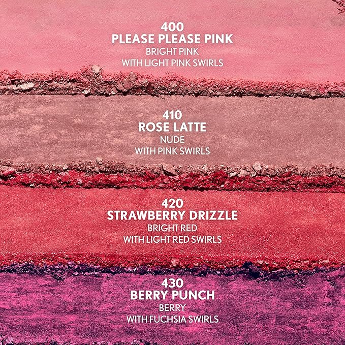 COVERGIRL TruBlend Skin Enhancer Baked Luminous Blush, with Hyaluronic Acid & White Rose Extract, Blends Seamlessly - Strawberry Drizzle (Bright Red with Light Red Swirls)