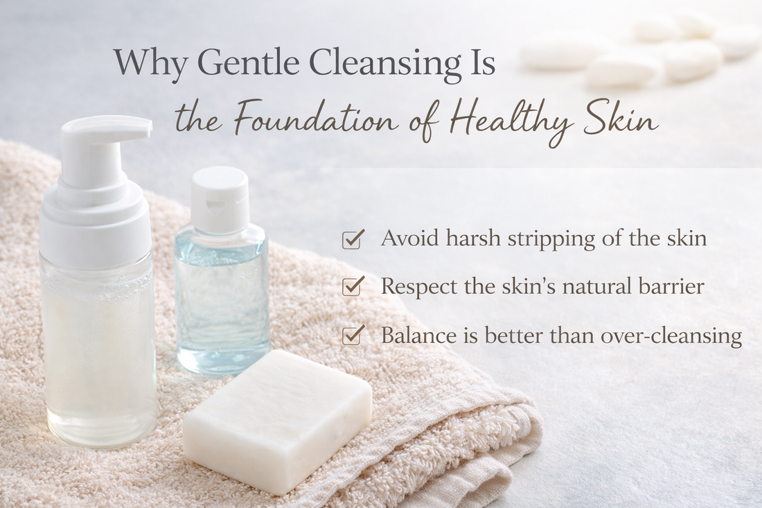 Why Gentle Cleansing Is the Foundation of Healthy Skin