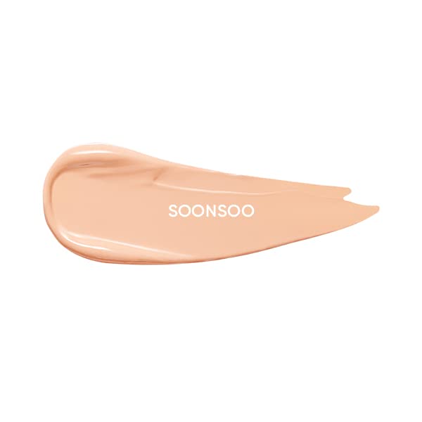 AMUSE SEOUL Dew Jelly Vegan Cushion Foundation (01 SOONSOO) | dewy, glow, long-lasting, double coverage, clean beauty, lightweight, natural look, foundation for sensitive skin, hydrating cushion
