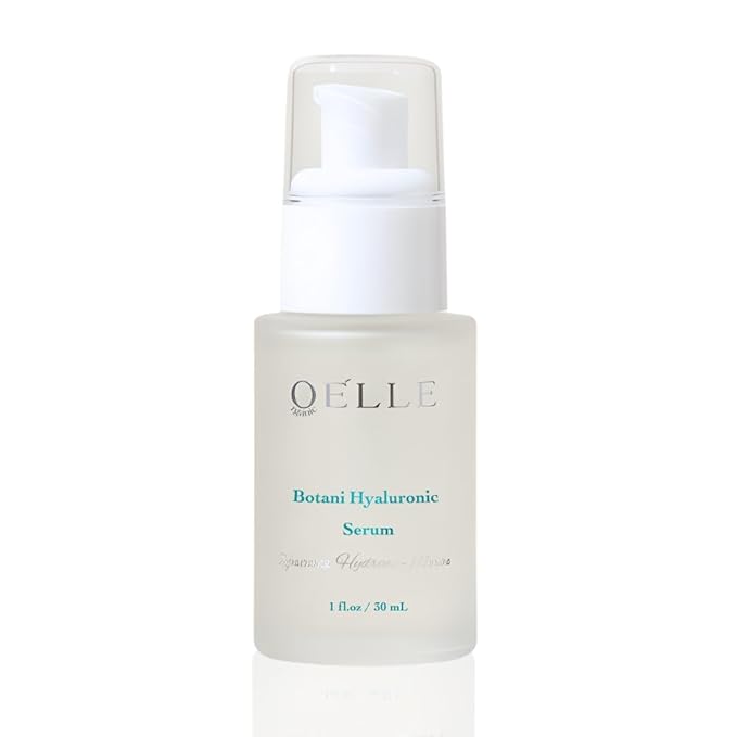Serum – Botani Hyaluronic, Organic Anti-Aging Face Serum with Plant Stem Cells, Botanical Hyaluronic Acid & Vitamin C & Vitamin E – Hydrating, Brightening & Firming for Radiant Skin