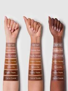 SHEGLAM Sun Sculpt Cool Toned Liquid Contour Stick Long Lasting Cream Bronzer Makeup - Golden Sun