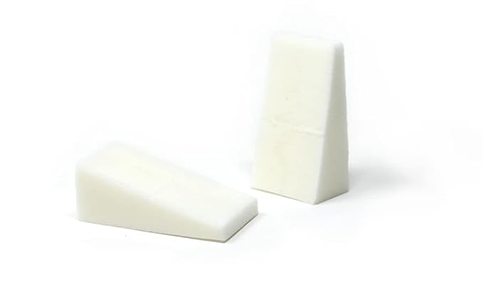 Amazon Basics Cosmetic Rectangular Foam Wedges, 192 Count (48 Packs of 32), White (Previously Solimo)