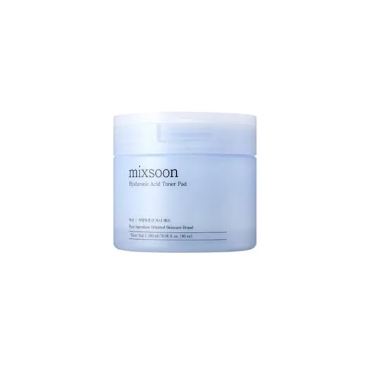 mixsoon Hyaluronic Acid Toner Pad - Deeply Hydrating and Refreshing Facial Pads, Triple Hyaluronic Acid Complex, Gentle Daily Care for Smooth Radiant Skin 180ml / 6.08 fl.oz. Korean Glass Skin Care